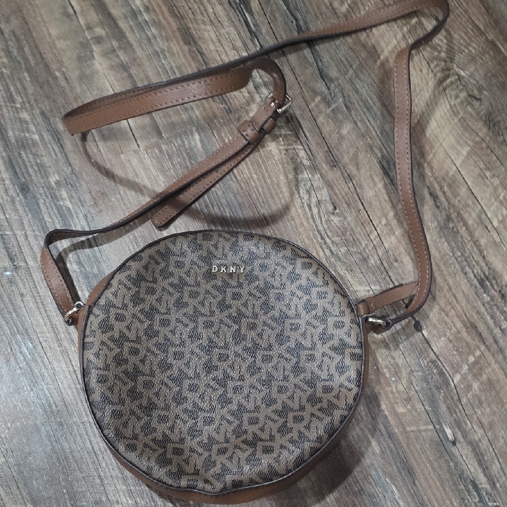 DKNY Brown Crossbody Bag with Chic Design